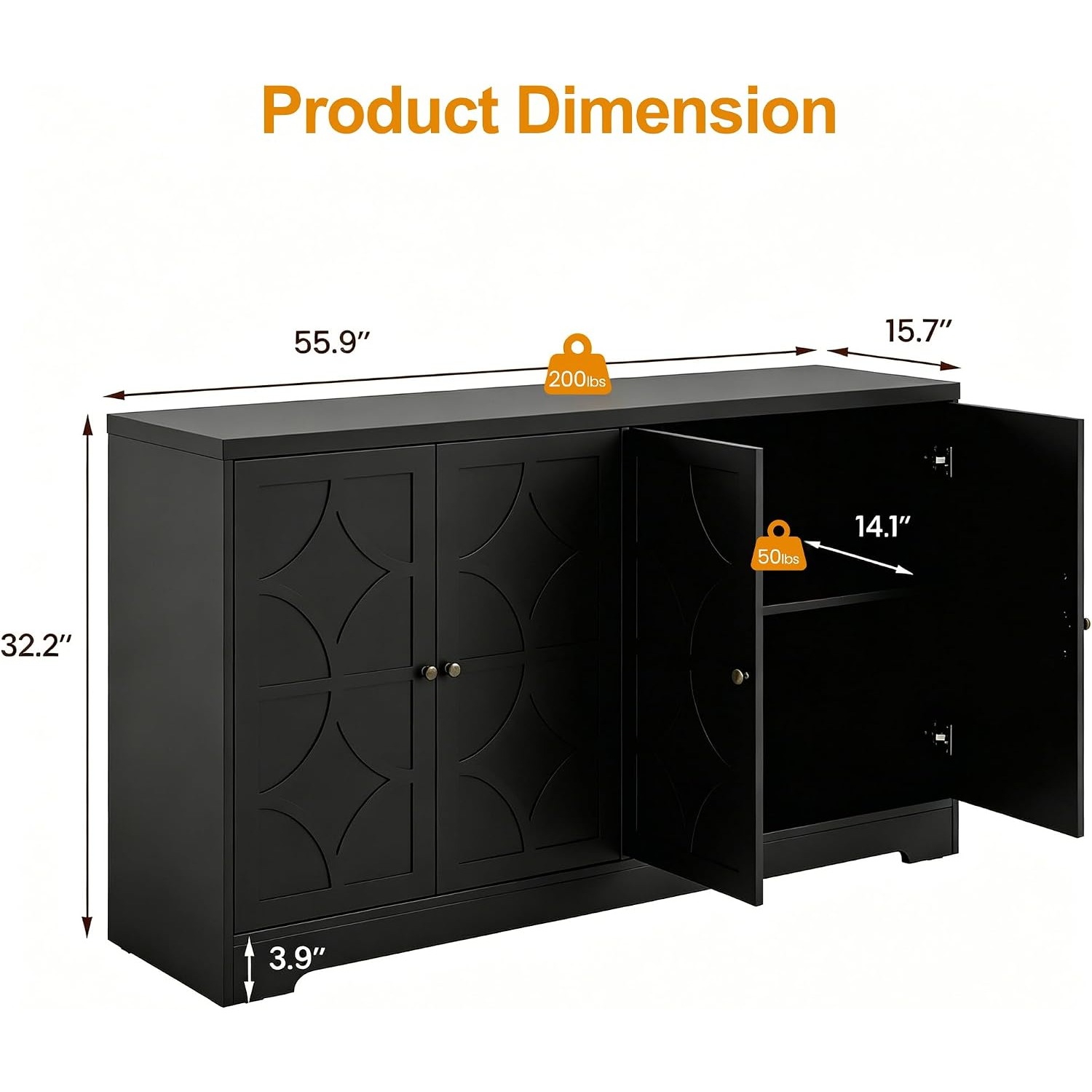 Aparador Buffet com Armazename - Storage avaliação e preço