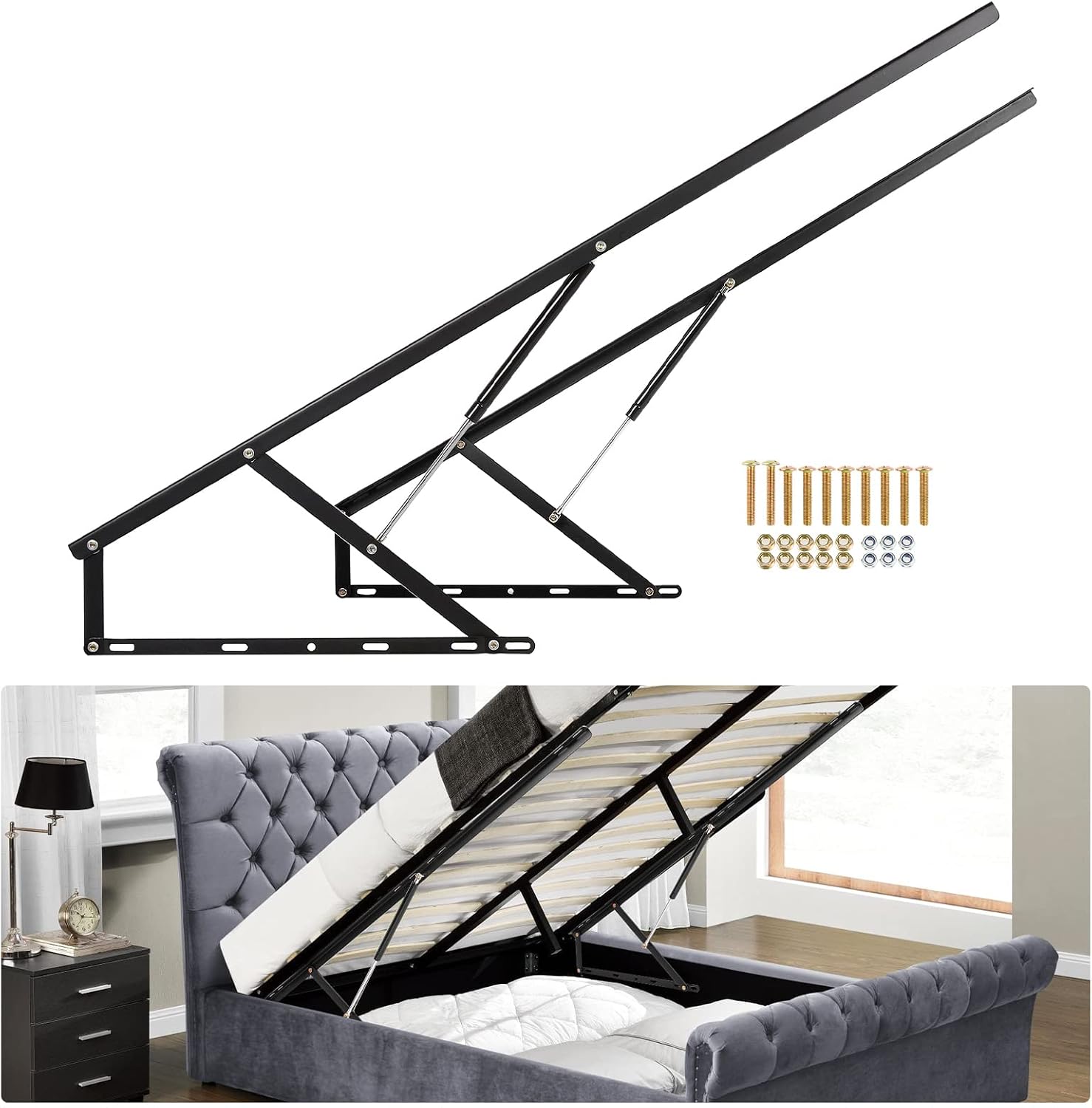 Mecanismo de elevação de cama  - Gas Lift Storage Bed Hydraulic avaliação e preço
