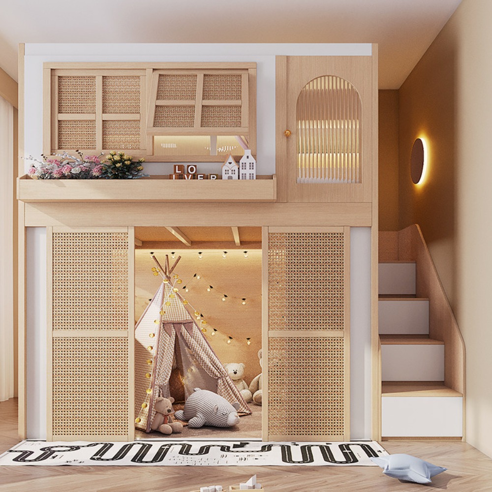 Beliche com Áreas de Privacida - Bunk Bed With Stairs And Slide avaliação e preço