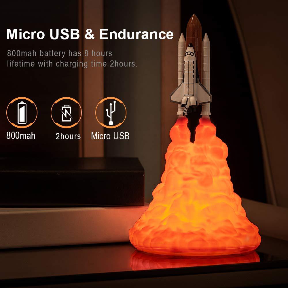 Usb recarregável espaço shuttl - Floating Nightstand With Led Light avaliação e preço