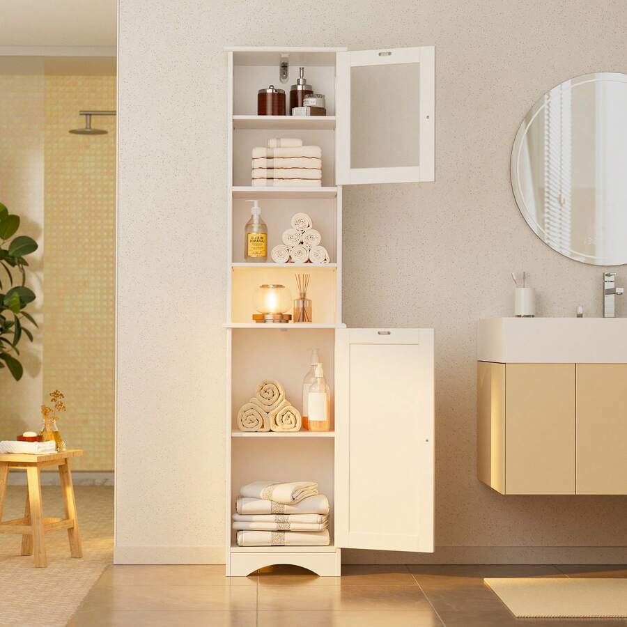 Armário de banheiro com portas - Storage avaliação e preço