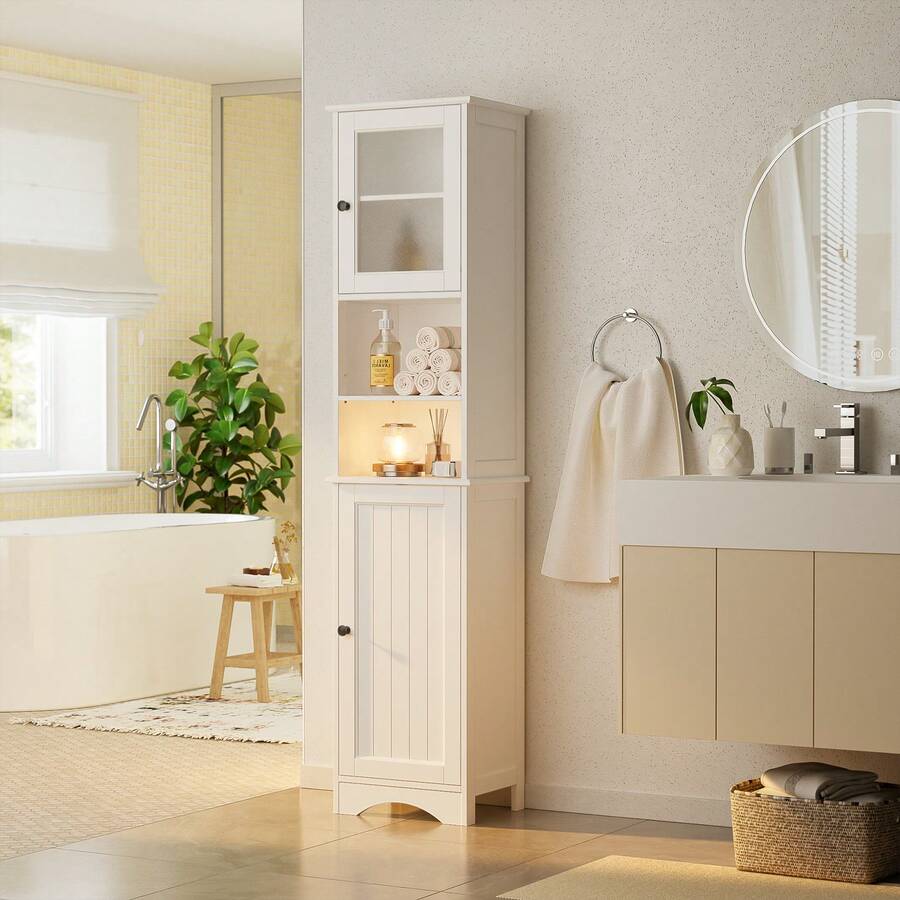 Armário de banheiro com portas - Storage avaliação e preço